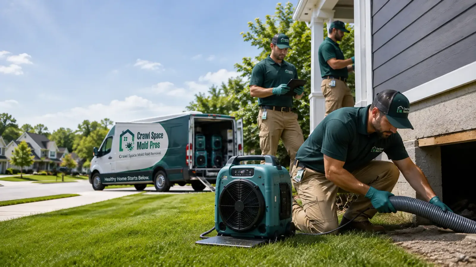Crawl Space Mold Removal in Ludlow Falls, OH